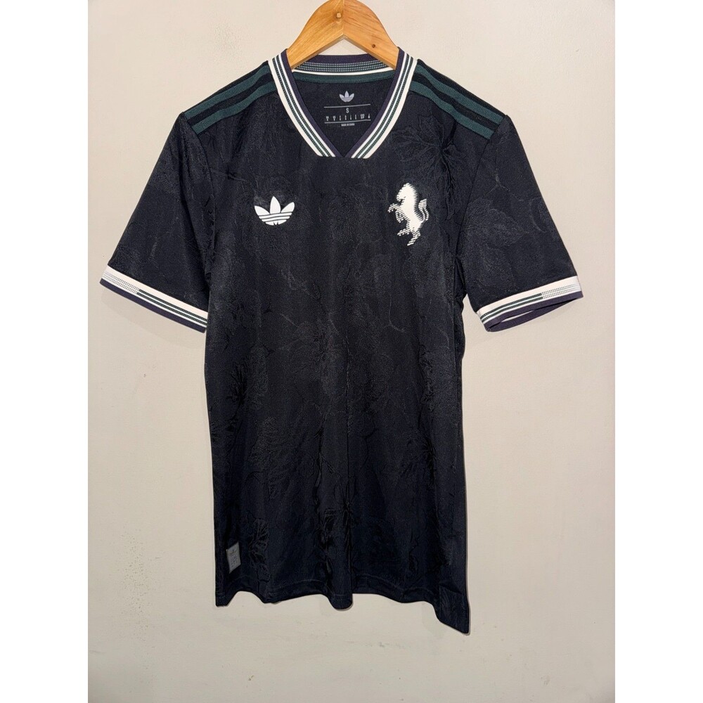 Men’s Size S Adidas Juventus 25/26 Third Authentic Jersey Black KC3487 $150 NEW